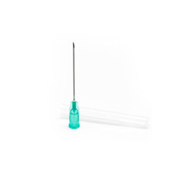 AGUJA HIPODERMICA VERDE 21GX32MM