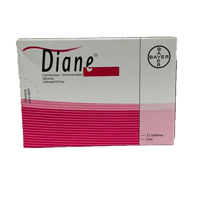DIANE 2.000MG/0.035MG TABLETAS C/21 Farmacia CHS