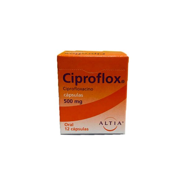 CIPROFLOX 500MG CAJA C/12 CAPSULAS -LASA