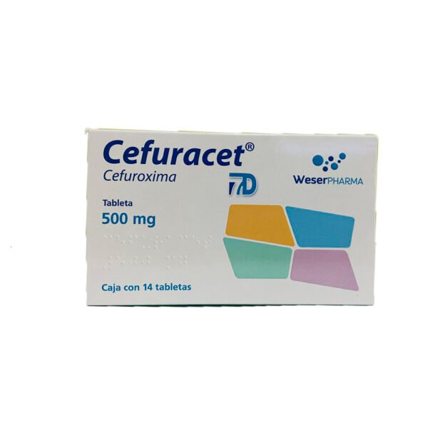 CEFURACET 500MG 7D C/14 TABLETAS-LASA