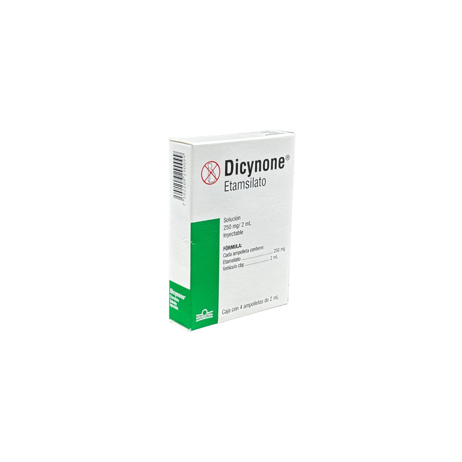 DICYNONE 250 MG AMPOLLETA CAJA/4-LASA