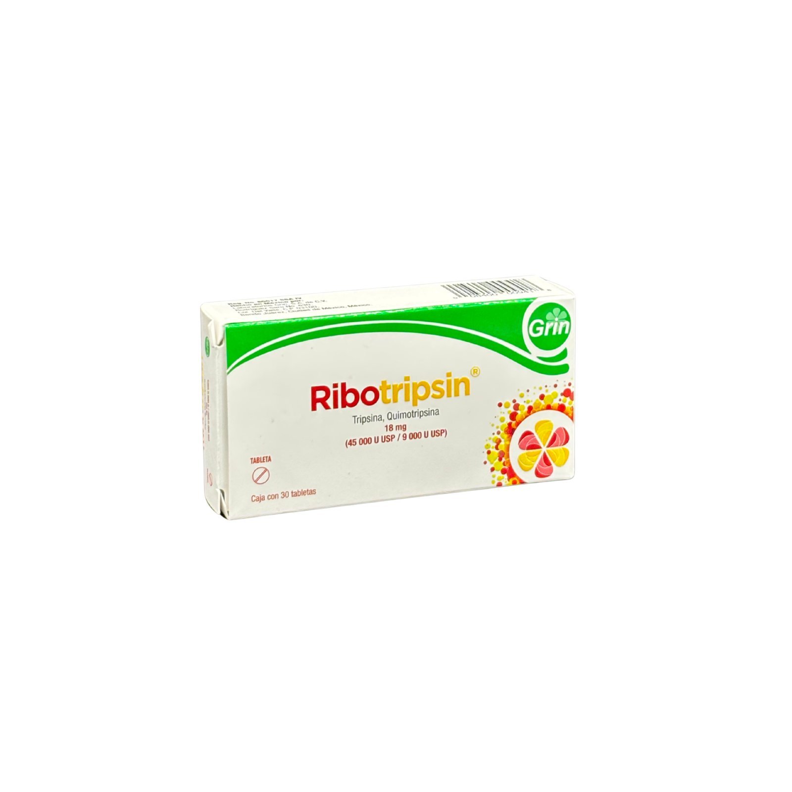 RIBOTRIPSIN 18 MG C/30 TABLETAS